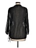 CALVIN KLEIN JEANS 100% Polyester Black Long Sleeve Blouse Size M - photo 2