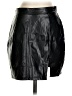 Shein 100% Polyester Black Faux Leather Skirt Size S - photo 1