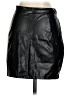 Shein 100% Polyester Black Faux Leather Skirt Size S - photo 2
