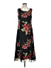 Studio 1 100% Polyester Floral Black Casual Dress Size S - photo 1