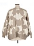 Bucketlist Stars Tan Cardigan Size S - photo 2