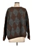 Halogen Argyle Brown Pullover Sweater Size L - photo 1