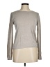 Halogen Metallic Silver Pullover Sweater Size M - photo 1