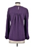 Assorted Brands 100% Polyester Purple Long Sleeve Blouse Size S - photo 2