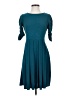 Alfani Solid Teal Cocktail Dress Size XS - photo 1