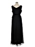 DKNY 100% Polyester Black Casual Dress Size 14 - photo 2