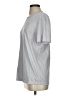 James Perse 100% Cotton Metallic Silver Short Sleeve Top Size Sm (1) - photo 5