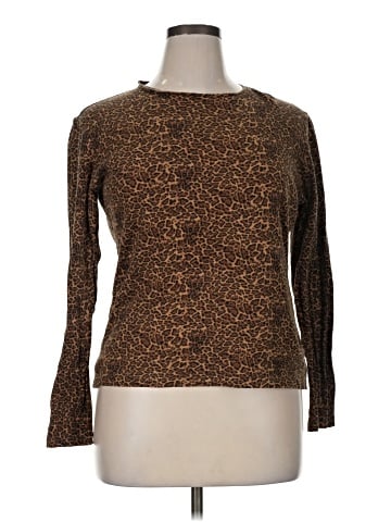 Jones New York Signature Long Sleeve T-Shirt (view 1)