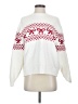 Hollister Hearts White Pullover Sweater Size XS - photo 1