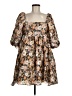 Storia Floral Brown Casual Dress Size M - photo 1