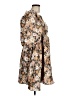 Storia Floral Brown Casual Dress Size M - photo 4