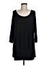 Ava James Black 3/4 Sleeve Top Size M - photo 1