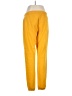 Gap Solid Yellow Casual Pants Size L - photo 2