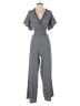 Max Studio Houndstooth Gray Jumpsuit Size S - photo 1