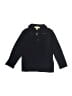 Burberry 100% Cotton Plaid Black Long Sleeve Polo Size 3 - photo 1