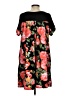 Honeyme Graphic Black Casual Dress Size M - photo 2