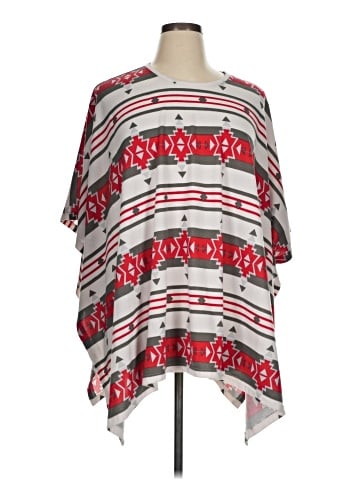 Woman Within Poncho (view 1)