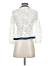 Michael Simon 100% Cotton White Long Sleeve Blouse Size P (petite) - photo 2