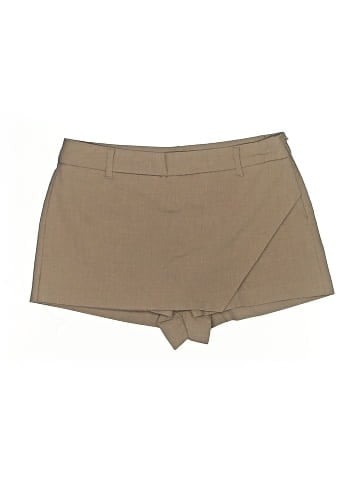 Zara Khaki Shorts (view 1)