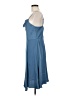 DB Studio 100% Polyester Solid Blue Casual Dress Size 8 - photo 5