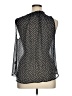 Liz Claiborne 100% Polyester Polka Dots Black Sleeveless Blouse Size XL - photo 2