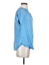 H&M Blue Short Sleeve Blouse Size S - photo 4