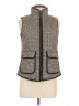 British Khaki 100% Polyester Houndstooth Gold Vest Size M (estimated) - photo 1