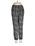 Mahina 100% Rayon Print Black Casual Pants Size M - photo 1