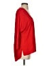 Express 100% Rayon Red 3/4 Sleeve Top Size M - photo 4