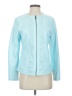 Susan Graver 100% Rayon Blue Jacket Size XS - photo 1