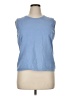 Sutton Studio Blue Sleeveless T-Shirt Size 1X - photo 1