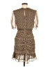 ASTR The Label 100% Polyester Tweed Brown Cocktail Dress Size M - photo 2