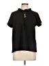 Everleigh 100% Polyester Black Short Sleeve Blouse Size L - photo 1