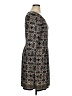 Max Studio Print Black Casual Dress Size XL - photo 4