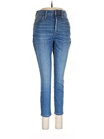 Madewell Petite Curvy High-Rise Skinny Crop Jeans in Dalstrom Wash (view 1)