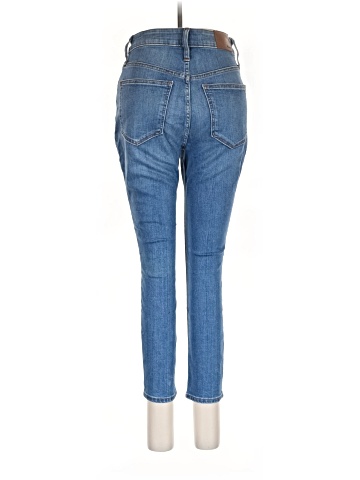 Madewell Petite Curvy High-Rise Skinny Crop Jeans in Dalstrom Wash (view 2)
