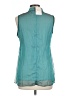 Young Essence 100% Polyester Teal Sleeveless T-Shirt Size L - photo 2
