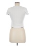 More To Come White Short Sleeve Top Size M - photo 2