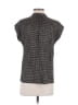 Pomandere Black Short Sleeve Blouse Size 4 - photo 2