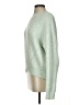 MNG Solid Green Pullover Sweater Size M - photo 5