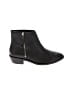 J.Crew 100% Leather Black Ankle Boots Size 6 1/2 - photo 1