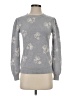 Rebecca Taylor Floral Gray Pullover Sweater Size S - photo 1