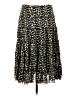 Max Studio Polka Dots Brown Green Casual Skirt Size XS - photo 1