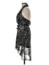 Assorted Brands 100% Polyester Paisley Black Cocktail Dress Size S - photo 5