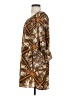 VOOM by Joy Han Print Brown Casual Dress Size S - photo 5