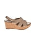 Clarks Tan Wedges Size 8 1/2 - photo 1