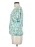 Assorted Brands Floral Blue Short Sleeve Blouse Size O/S - photo 5