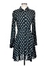 Zara Polka Dots Blue Casual Dress Size S - photo 1