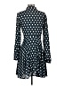 Zara Polka Dots Blue Casual Dress Size S - photo 2