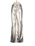 Express 100% Polyester Metallic Silver Jeans Size 10 - photo 1